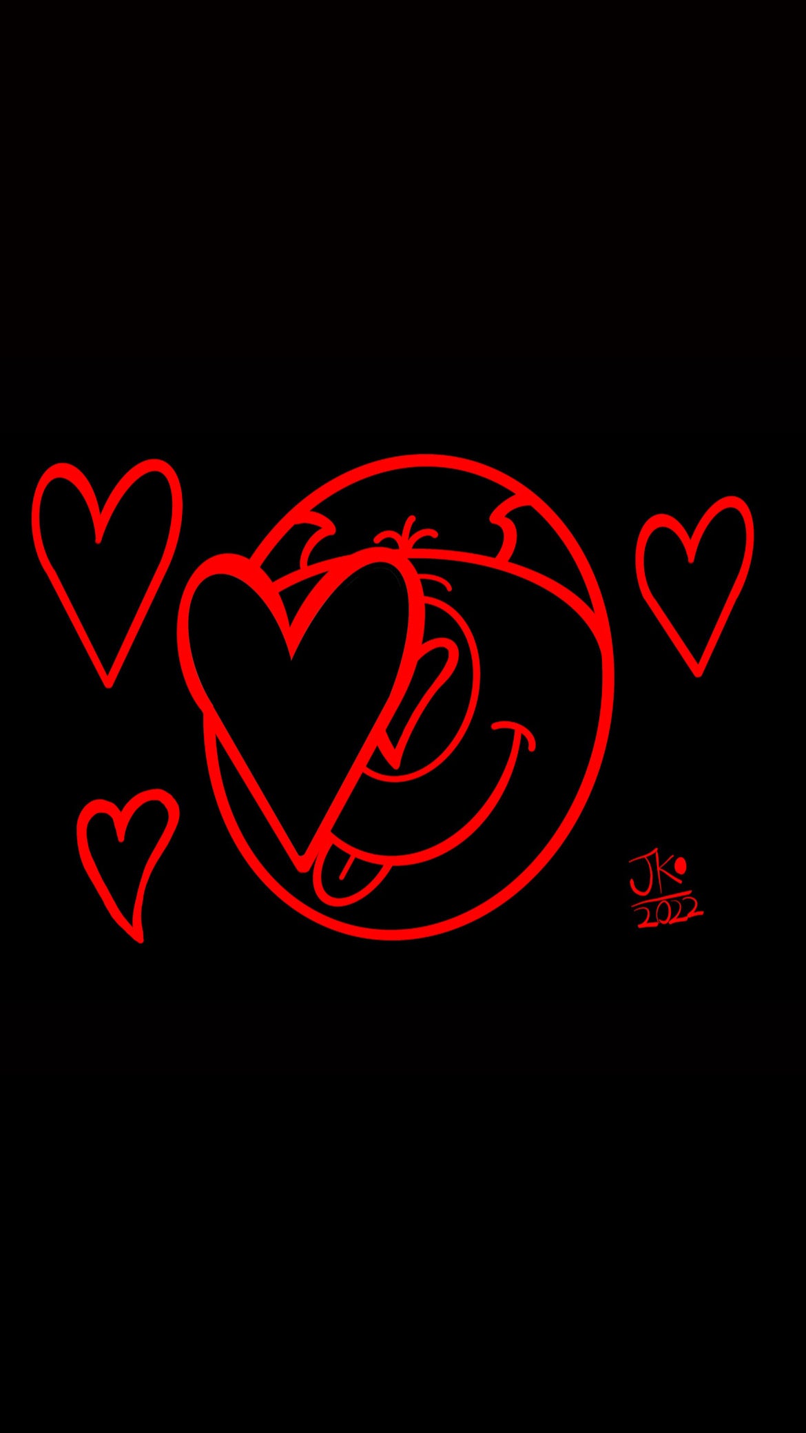 JKCS - Love Lécher L'amour II (Love Licking Love II)  - A6 PRINT / POSTCARD / CARD