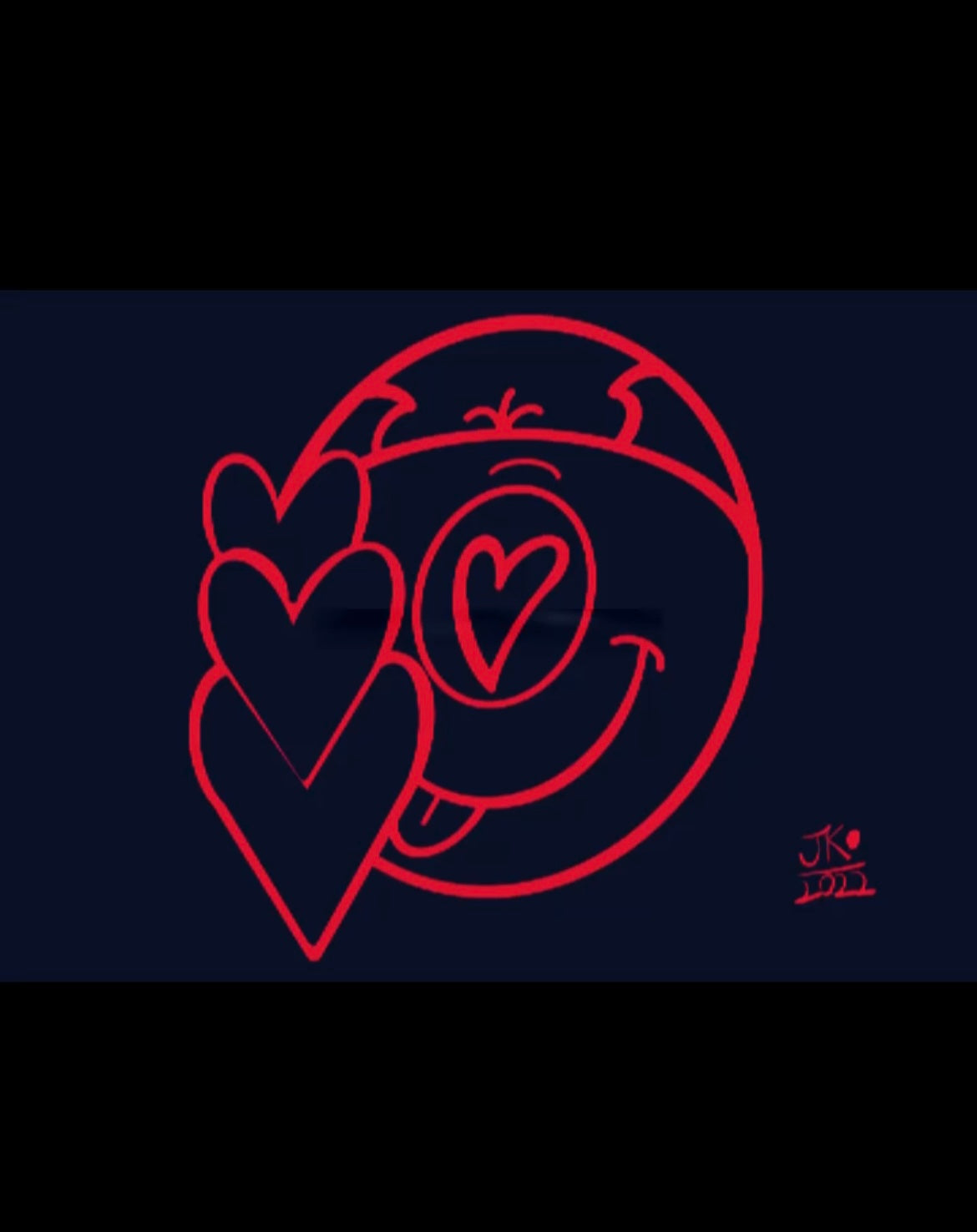 JKCS - Love Lécher L'amour I (Love Licking Love I)  - A6 PRINT / POSTCARD / CARD