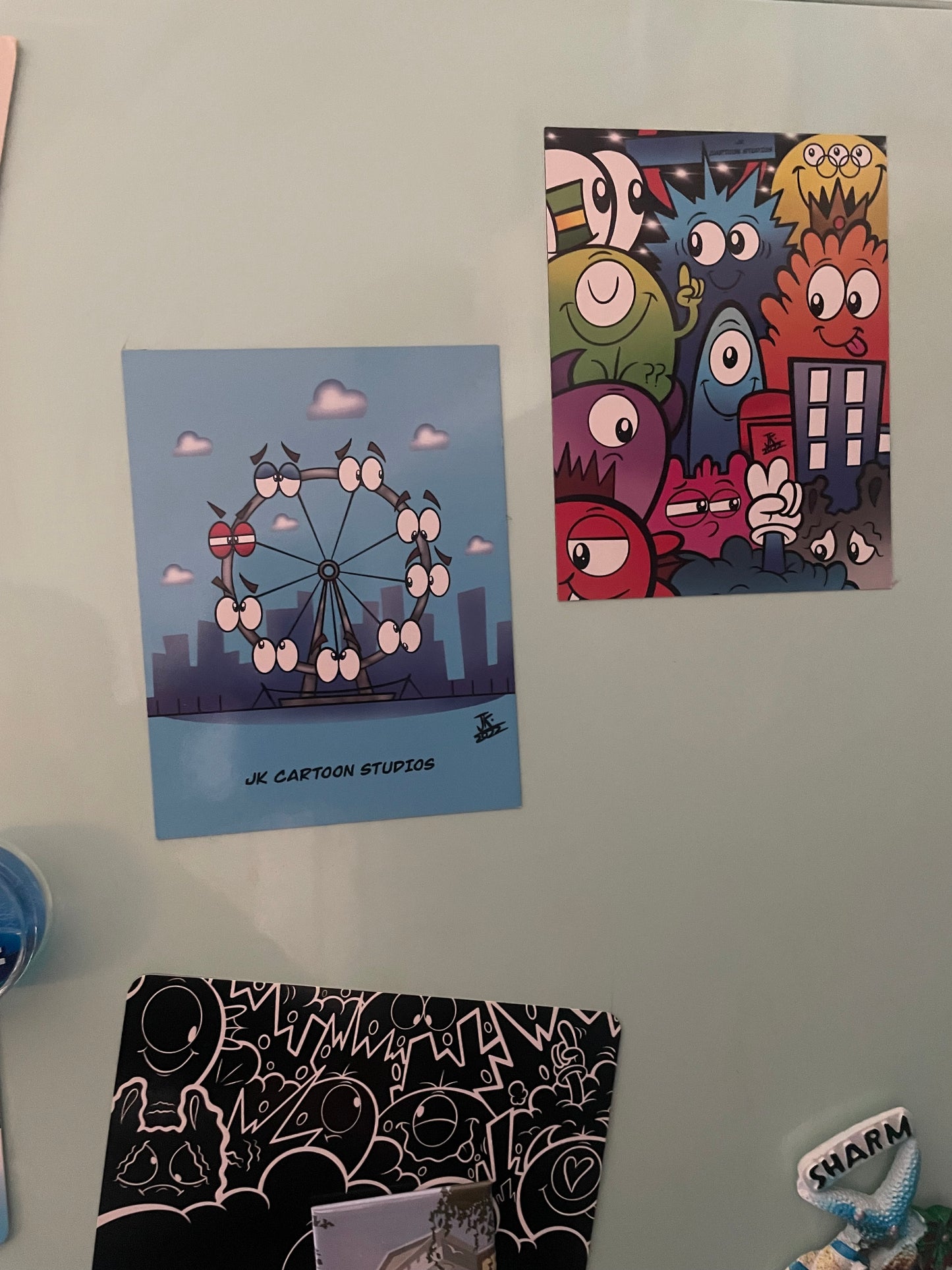 Fridge Magnet - London Jadoodle - Cartoon Museum