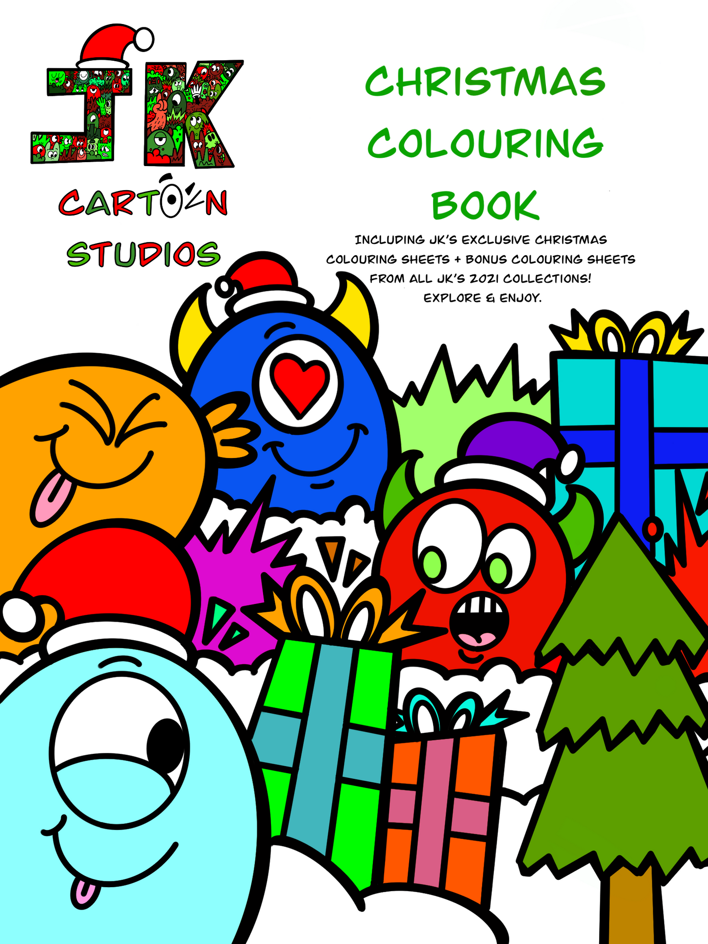 JKCS - CHRISTMAS COLOURING BOOK